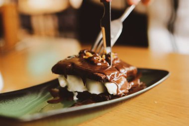 dondurma çikolatalı sufle