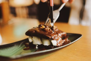 dondurma çikolatalı sufle