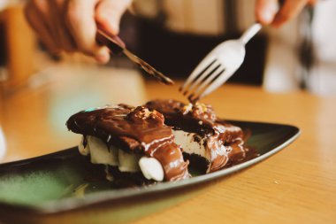 dondurma çikolatalı sufle