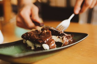 dondurma çikolatalı sufle