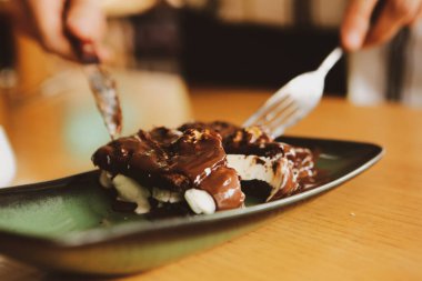 dondurma çikolatalı sufle