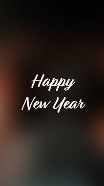 Arka plan bulanık. Mutlu yıllar.