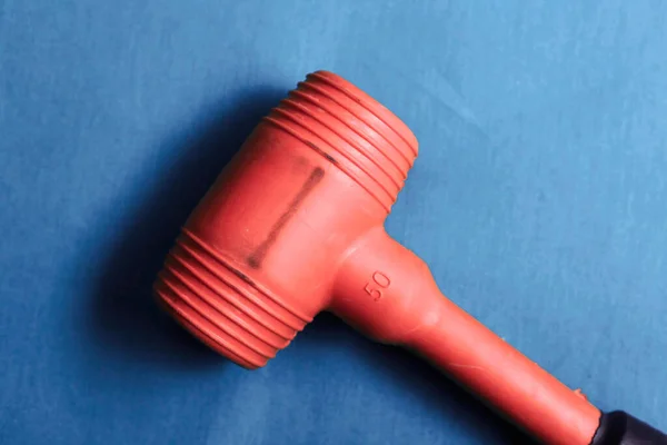 Red Black Rubber Hammer — Fotografia de Stock