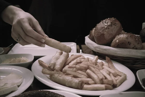 Pequeno Almoço Turco Rico Delicioso — Fotografia de Stock