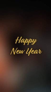 Arka plan bulanık. Mutlu yıllar.