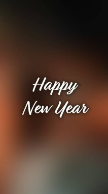 Arka plan bulanık. Mutlu yıllar.