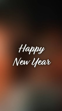 Arka plan bulanık. Mutlu yıllar.