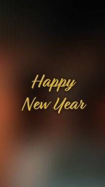 Arka plan bulanık. Mutlu yıllar.