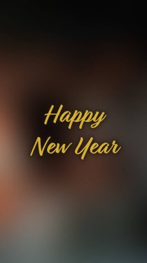 Arka plan bulanık. Mutlu yıllar.