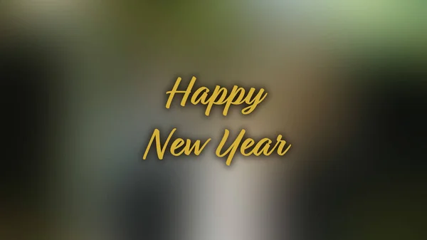 Blurred Background Happy New Year — Stock Photo, Image