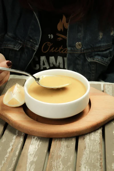 Νόστιμη Σούπα Σούπα Λαχανικών Μπολ — Φωτογραφία Αρχείου
