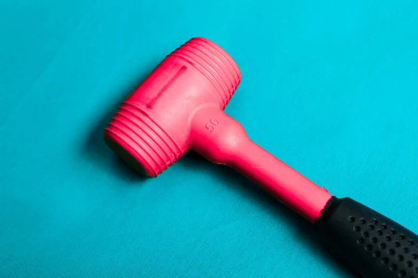 Red Black Rubber Hammer — Foto Stock