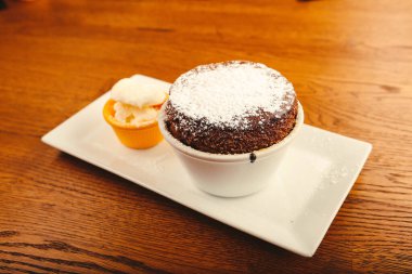 dondurma çikolatalı sufle