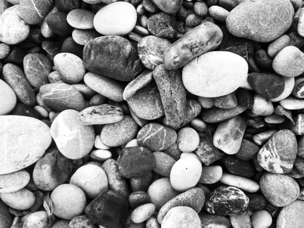 Black White Beautiful Stones Background Texture — Zdjęcie stockowe