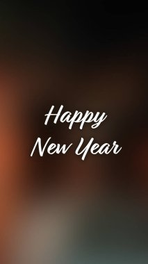 Arka plan bulanık. Mutlu yıllar.