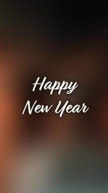 Arka plan bulanık. Mutlu yıllar.