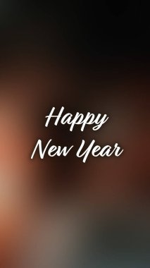 Arka plan bulanık. Mutlu yıllar.