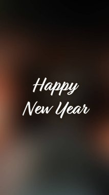 Arka plan bulanık. Mutlu yıllar.