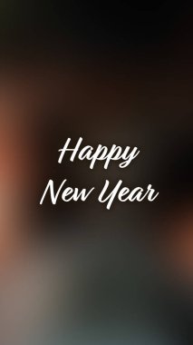 Arka plan bulanık. Mutlu yıllar.