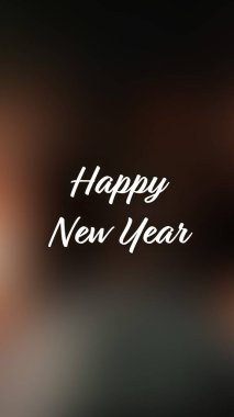 Arka plan bulanık. Mutlu yıllar.