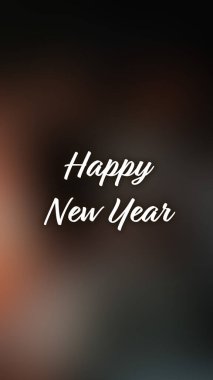 Arka plan bulanık. Mutlu yıllar.