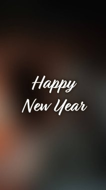 Arka plan bulanık. Mutlu yıllar.