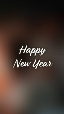 Arka plan bulanık. Mutlu yıllar.