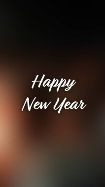 Arka plan bulanık. Mutlu yıllar.