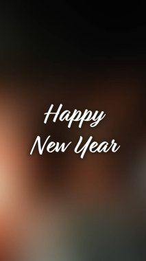 Arka plan bulanık. Mutlu yıllar.