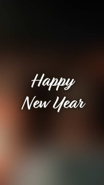 Arka plan bulanık. Mutlu yıllar.