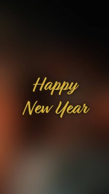 Arka plan bulanık. Mutlu yıllar.