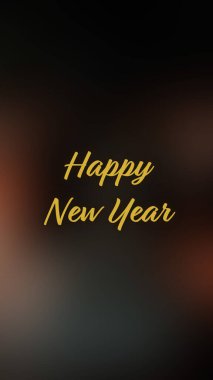 Arka plan bulanık. Mutlu yıllar.