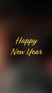 Arka plan bulanık. Mutlu yıllar.