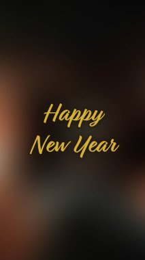 Arka plan bulanık. Mutlu yıllar.