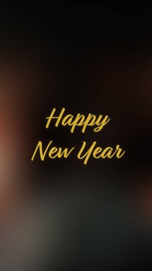 Arka plan bulanık. Mutlu yıllar.