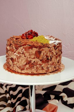 Masada lezzetli bir pasta var.