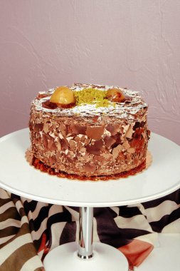 Masada lezzetli bir pasta var.