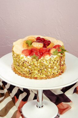 Masada lezzetli bir pasta var.