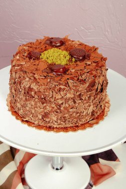 Masada lezzetli bir pasta var.