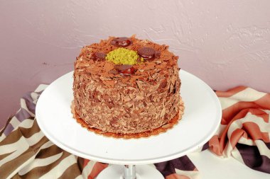 Masada lezzetli bir pasta var.