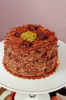 Masada lezzetli bir pasta var.