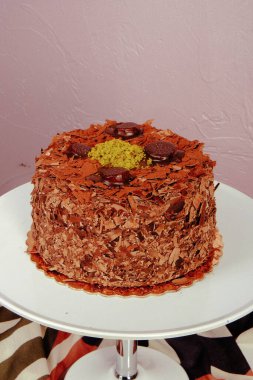 Masada lezzetli bir pasta var.