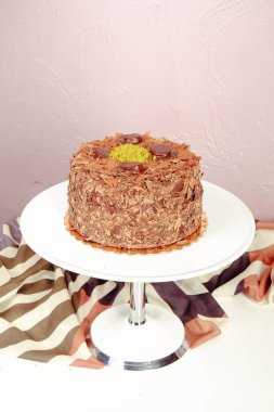 Masada lezzetli bir pasta var.