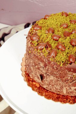 Masada lezzetli bir pasta var.