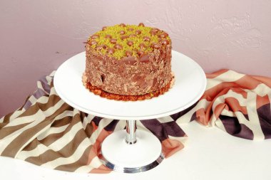 Masada lezzetli bir pasta var.