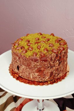 Masada lezzetli bir pasta var.