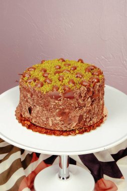 Masada lezzetli bir pasta var.