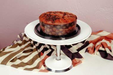 Masada lezzetli bir pasta var.