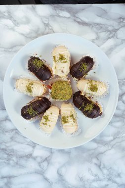 Masada lezzetli bir pasta var.