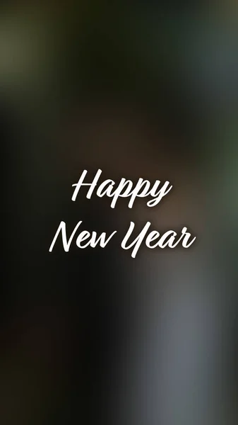 Blurred Background Happy New Year — Stock Photo, Image